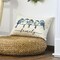 Home Sweet Home Bluebird Family Watercolor Throw Pillow Cover, 12 x 20 Inch Spring Summer Blue Cushion Case Decoration for Sofa Couch